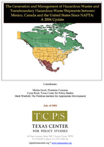 The Generation and Management of Hazardous Wastes