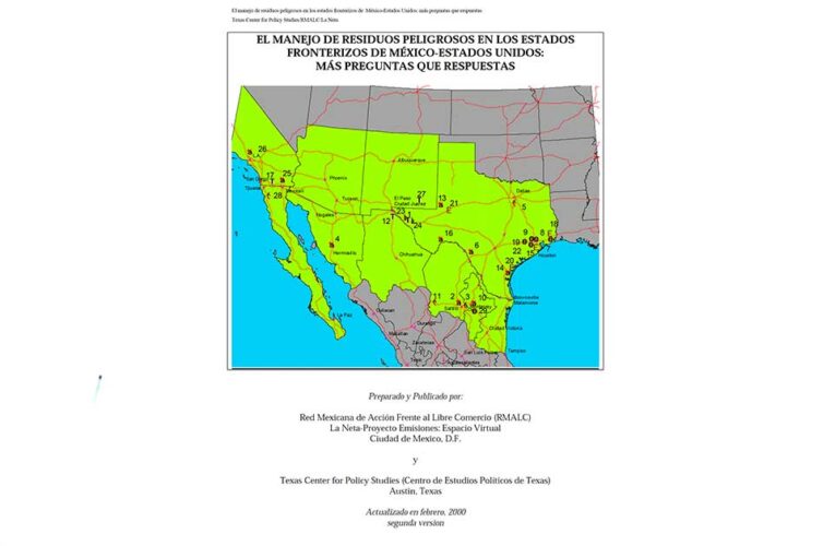 EL MANEJO DE RESIDUOS PELIGROSOS